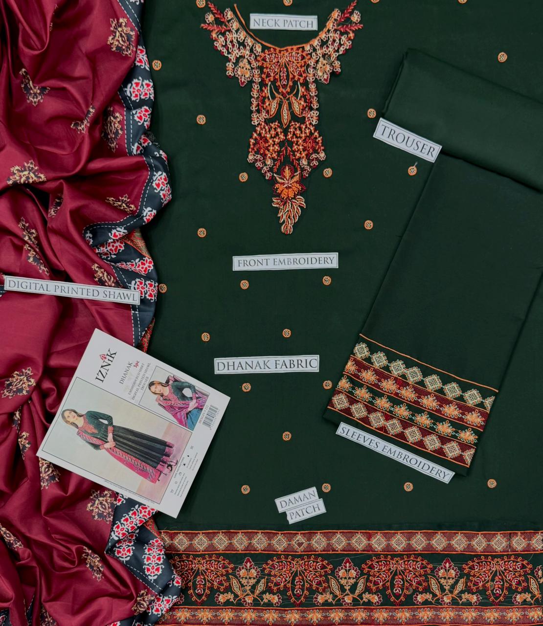 LAWN 3 Piece Embroidered Suit (Article 4)