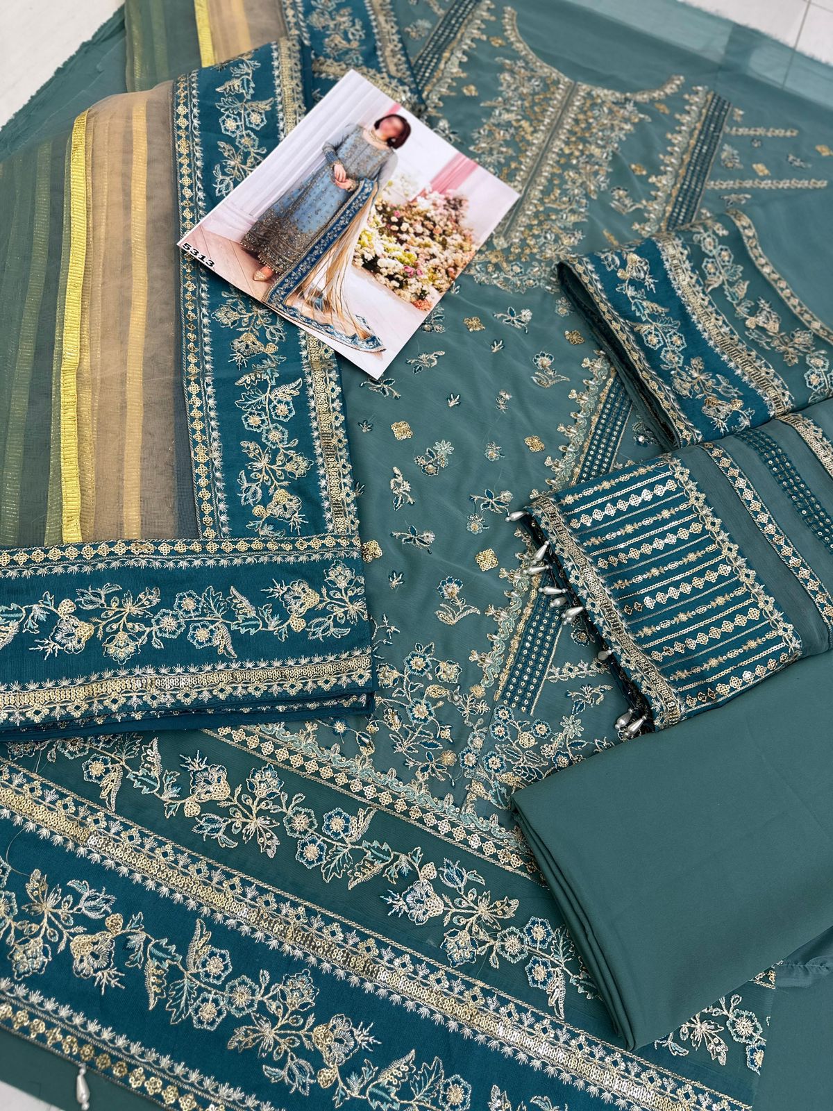 CHARIZMA Chiffon/Net – Luxury Festive Collection