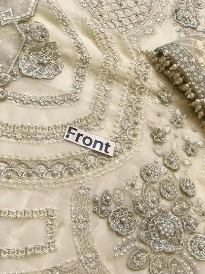 Maria B Chiffon Suit – Luxury Embroidered 3-Piece Unstitched Collection