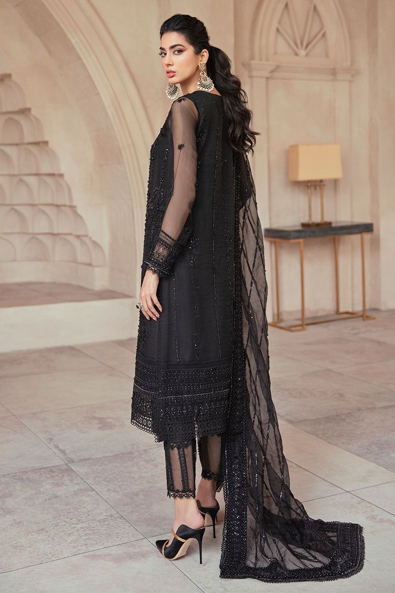 Mushq Wedding Edition – Luxury Net Suit (BLACK)