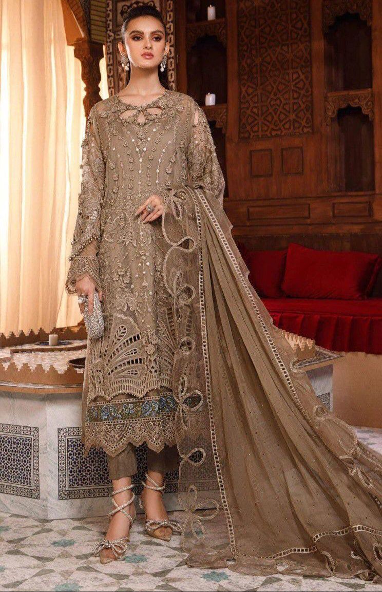 Maria B Festive Collection 2023 – Luxury Organza Handworked Suit