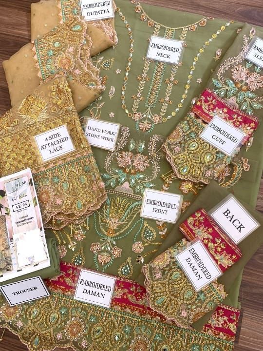 Elaf Organza Suit