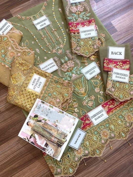 Elaf Organza Suit