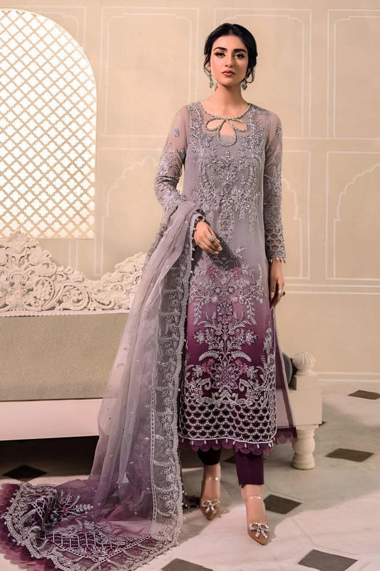 Maria.B Wedding Edition –  Embroidered Suit