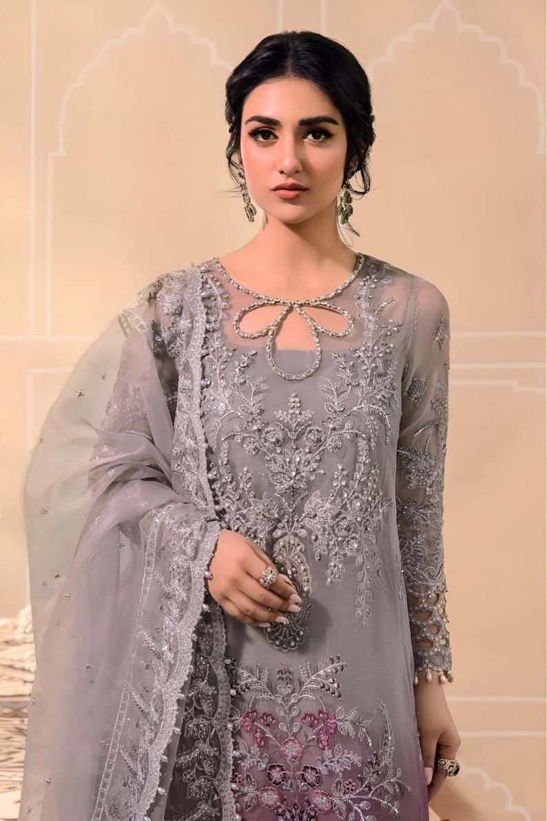 Maria.B Wedding Edition –  Embroidered Suit