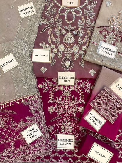 Maria.B Wedding Edition –  Embroidered Suit