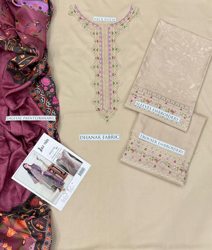 LAWN 3 Piece Embroidered Suit (Article 34)