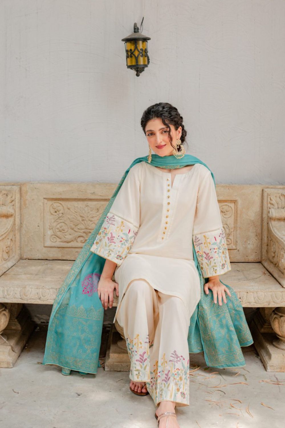 LAWN 3 Piece Embroidered Suit (Article 35)