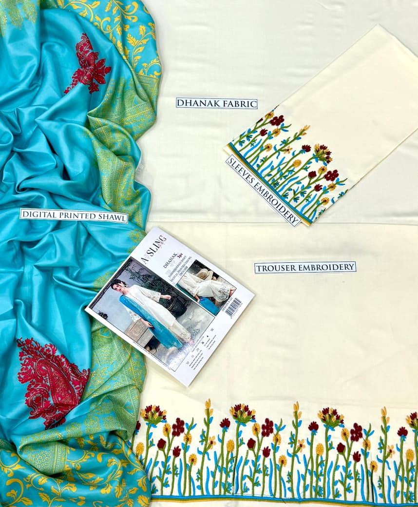 LAWN 3 Piece Embroidered Suit (Article 35)