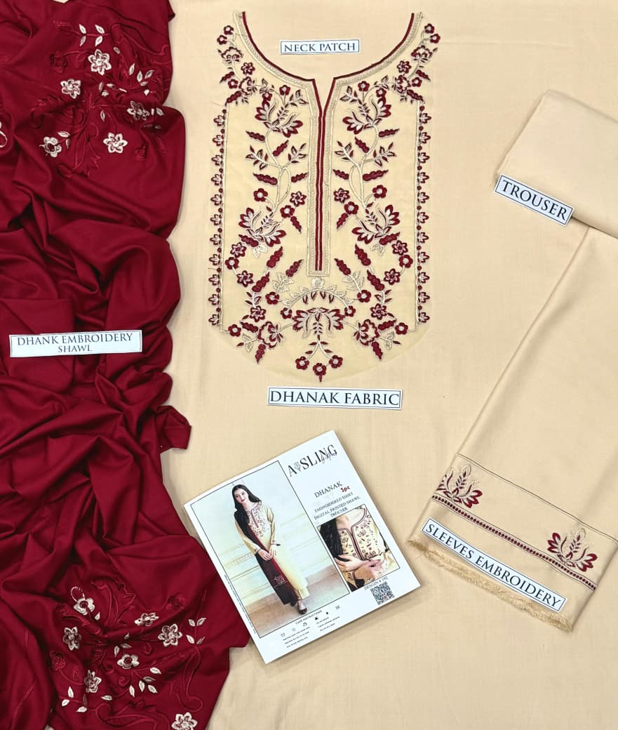 LAWN 3 Piece Embroidered Suit (Article 36)