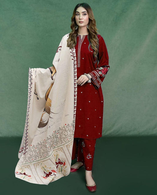 LAWN 3 Piece Embroidered Suit (Article 39)