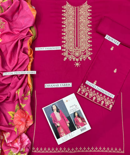 LAWN 3 Piece Embroidered Suit (Article 40)