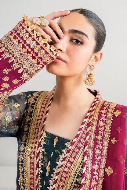 Baroque Luxury Chiffon Unstitched Replica