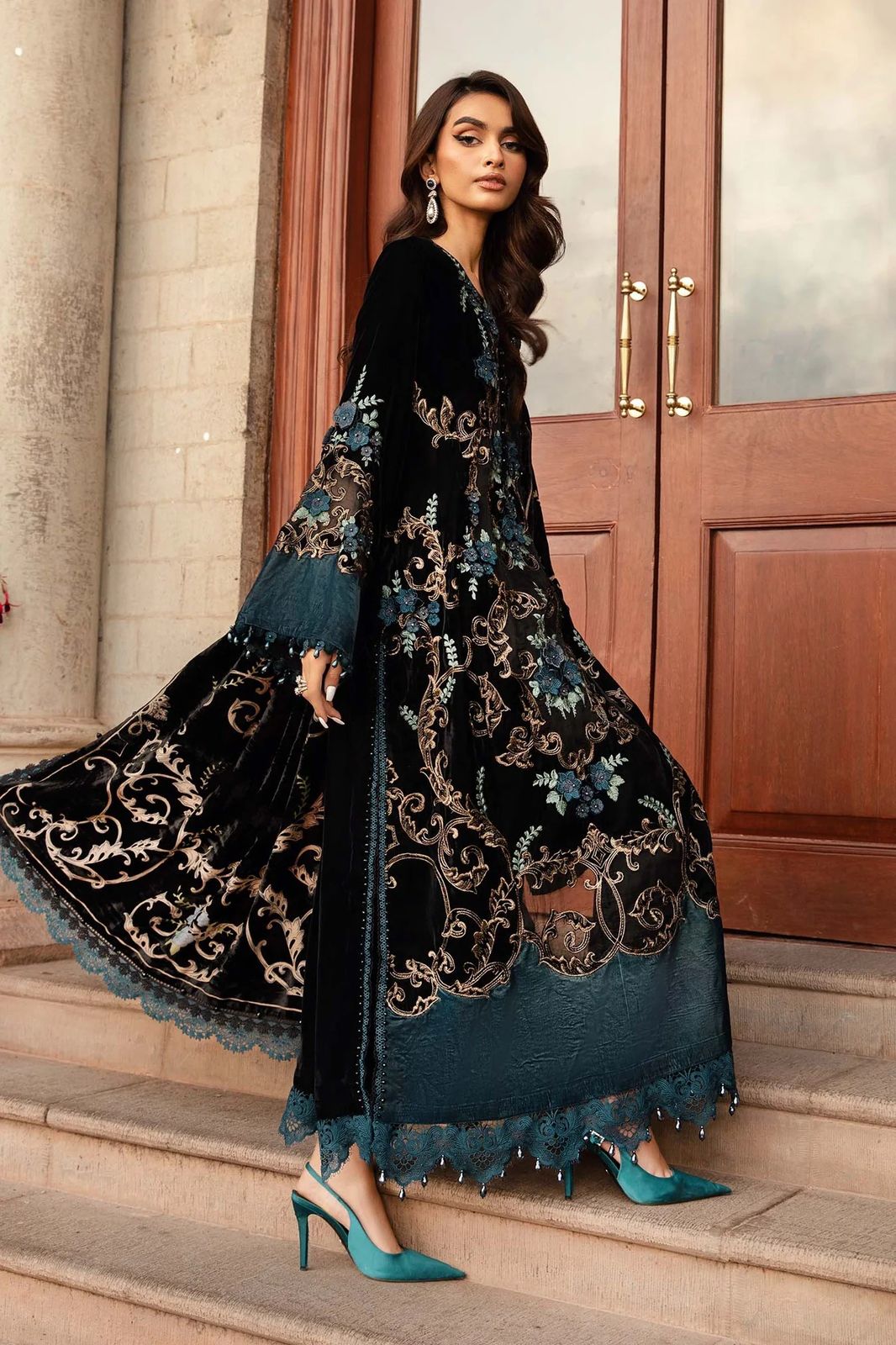 Maria B Velvet Unstitched Replica
