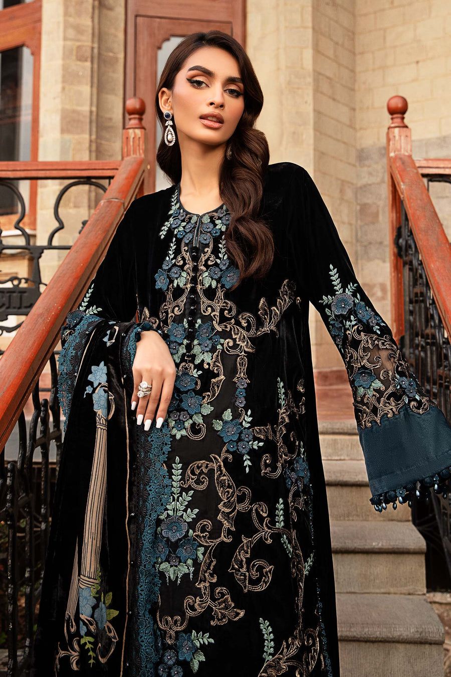 Maria B Velvet Unstitched Replica