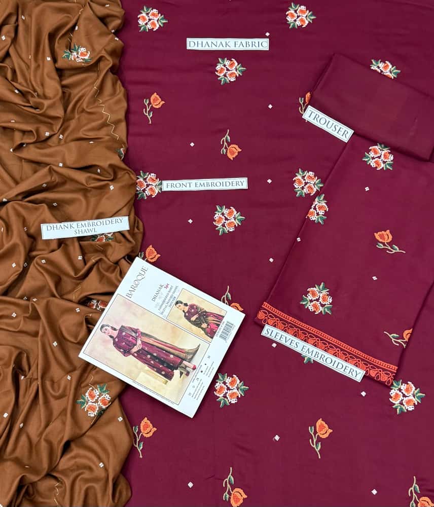 LAWN 3 Piece Embroidered Suit (Article 2)