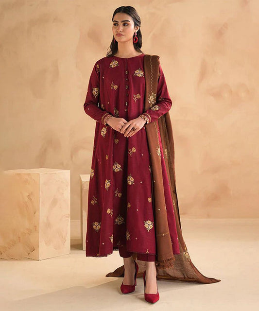 LAWN 3 Piece Embroidered Suit (Article 2)