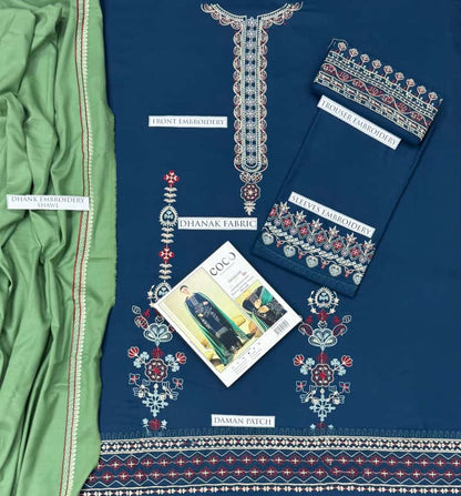 LAWN 3 Piece Embroidered Suit (Article 7)
