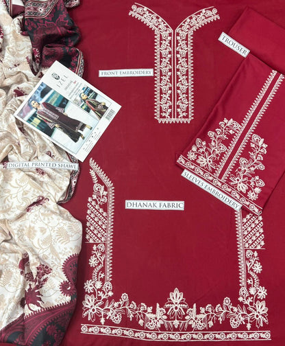 LAWN 3 Piece Embroidered Suit (Article 8)