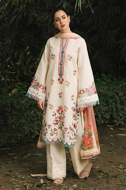 Dhanak 3 Piece Embroidered Suit (Article 10)