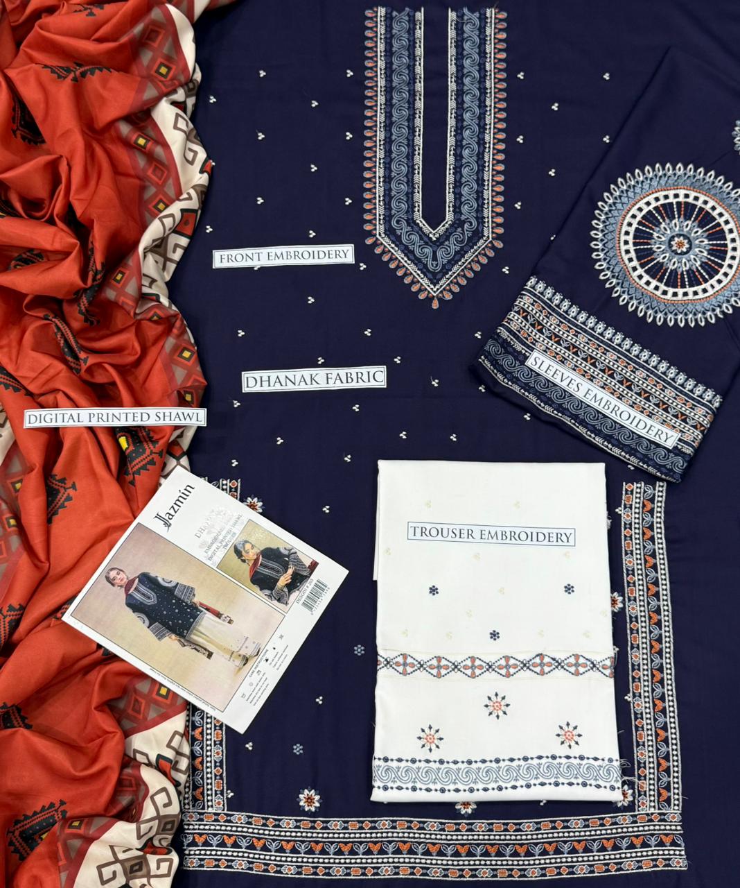 LAWN 3 Piece Embroidered Suit (Article 12)