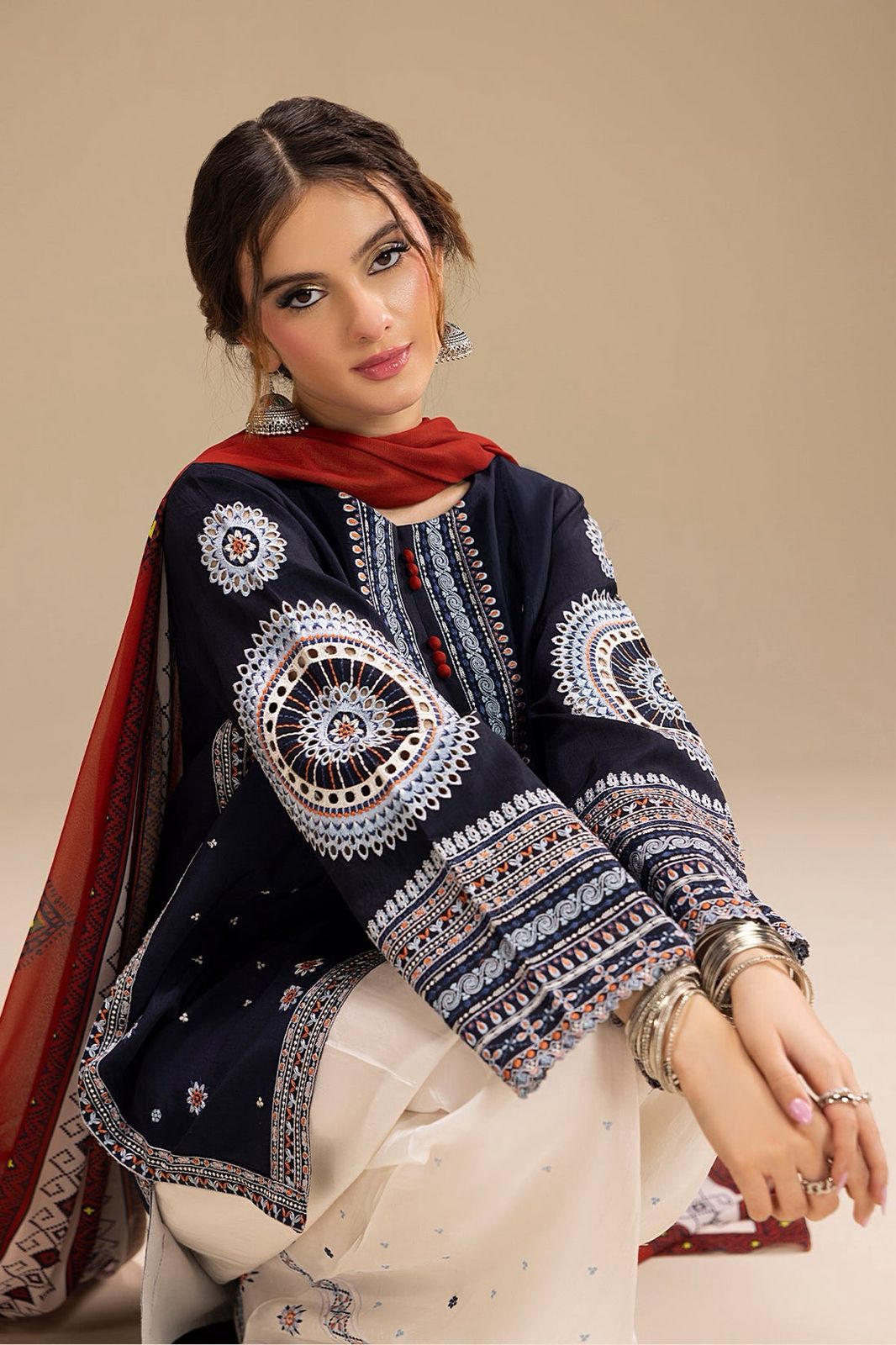 LAWN 3 Piece Embroidered Suit (Article 12)