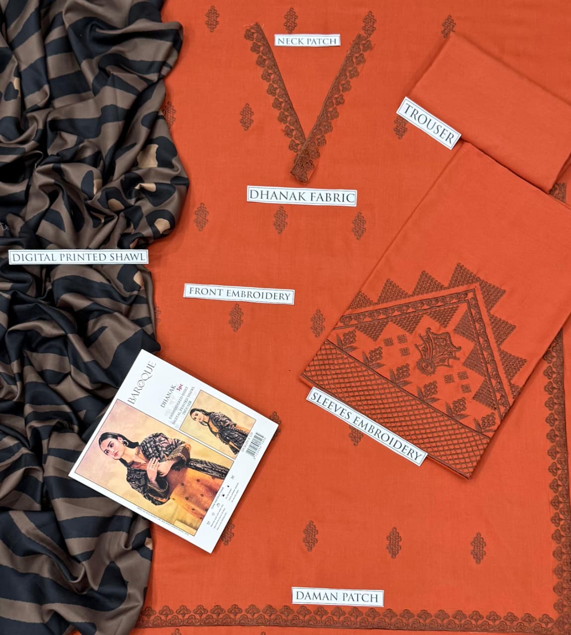 LAWN 3 Piece Embroidered Suit (Article 20)
