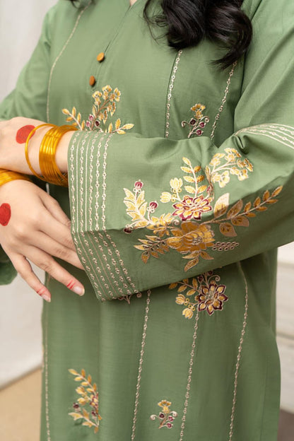 Dhanak 3 Piece Embroidered Suit (Article 21)