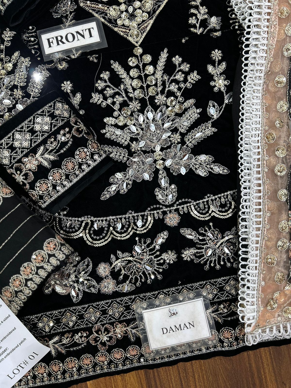 ANEELAS Luxury Velvet &amp; Chiffon Collection