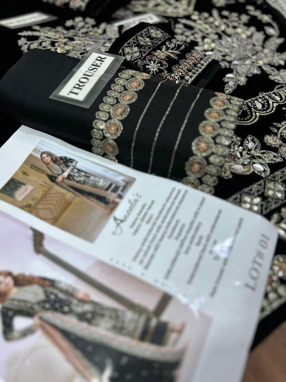 ANEELAS Luxury Velvet &amp; Chiffon Collection