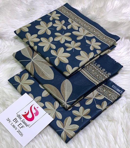 *Bin Saeed 💯 Original *Printed 3pc Collection*