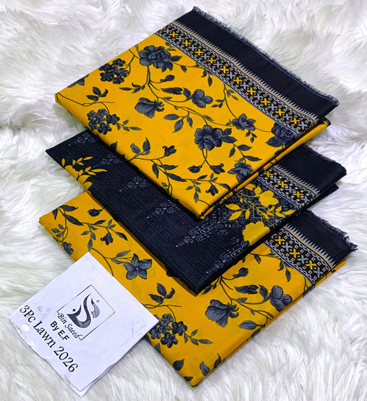 *Bin Saeed 💯 Original *Printed 3pc Collection*