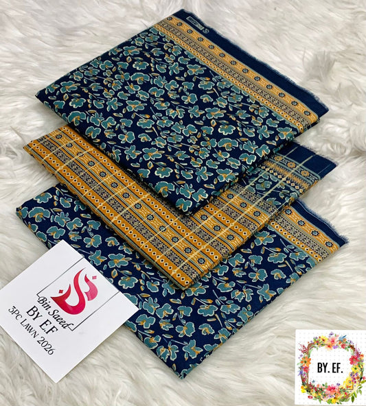*Bin Saeed 💯 Original *Printed 3pc Collection*