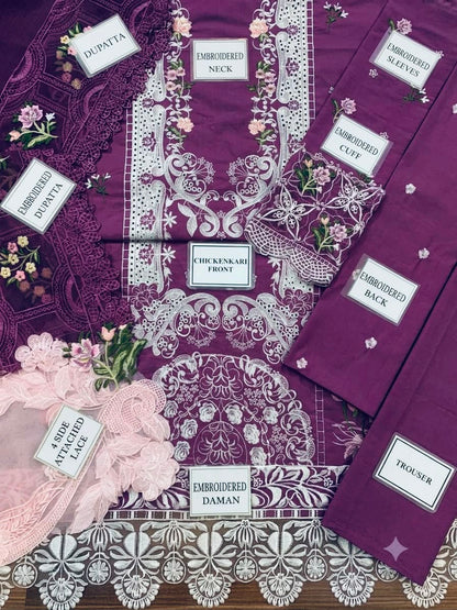 Brand :*ELAF* LAWN 3 PIECE